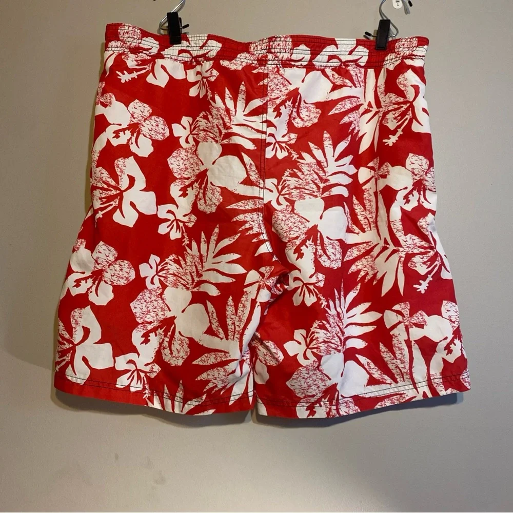 MLB St Louis Cardinals Hawaiian Board Shorts Men’s XL Swim Trucks Red Floral